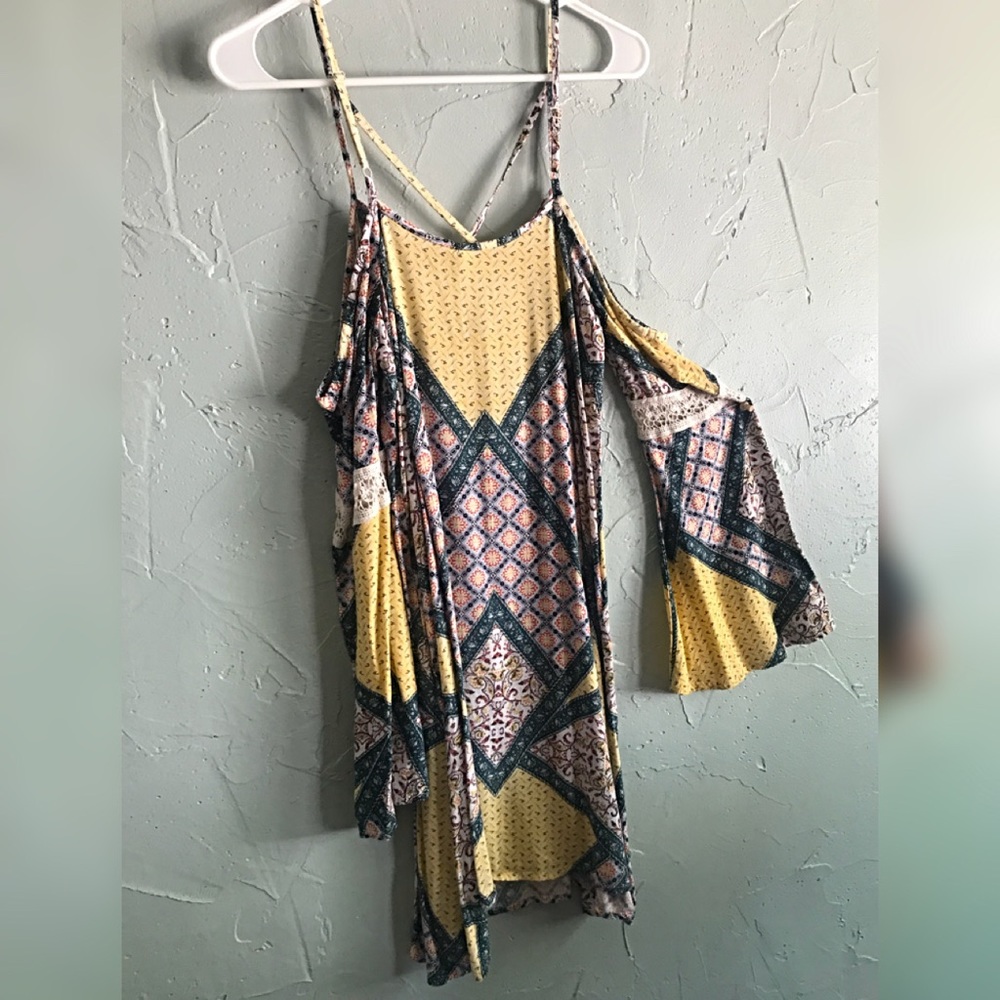 Boho off the shoulder dress